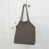 Bolso de Hombro Único para Estudiante Universitaria Gran Capacidad Bolso Tote de Nylon a Cuadros para Clase Viajes Ligero Versátil Portátil Bolso para Mujer
