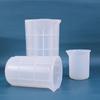 Productos Yixing diy molde de silicona de gota de cristal taza medidora de 750ml sin lavado con producción de escala