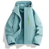Jaqueta Camuflada Três em Um Feminina Conjunto de Duas Peças com Lã Removível Masculina Roupas de Montanhismo Corta-Vento Impermeável para Exterior Jaqueta de Trabalho
