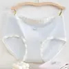 Braguitas para niña con estampado de lunares estilo japonés, tiro medio, entrepierna antibacteriana 10A, bragas de triángulo para mujer