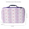 Herramienta de Pintura de Diamantes Bolsa de Almacenamiento Multifunción 60 Botellas Redondas Portátil Piel Morada Estampada Bolsa para Aceites Esenciales Transfronteriza Nuevo Estilo
