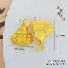 Fechadura de longa duração não desbota por muito tempo Ruyi Miaolian fechadura método antigo diamante Buda Maitreya pingente pingente ornamentos de ouro pingente feminino