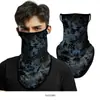 Máscara facial de triángulo colgante para oreja con patrón Mang de camuflaje de Spider-Man, bufanda de verano para protección solar de calavera de motocicleta al aire libre