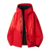 Chaqueta exterior tipo concha Luotuo para mujer, tres en uno, cortavientos, impermeable, cálida, ropa de otoño e invierno para viajes y montañismo para hombre
