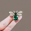 Nuevo Broche de Esmalte Chino Retro Fénix Pipa Abanico Flor Pin Accesorios Hanfu Qipao Broche de Tendencia Nacional