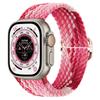 Nuevo Modelo Adecuado para Correa de Apple Watch Apple Iwatch11 Versión Arcoíris Correa Tejida Correa de Nailon Ajustable