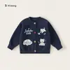 Colección de Suéteres para NiñosSuéter de Punto Suave y Acogedor para Niño Pequeño, Tejido de Punto Rayado para Bebé, Suéter para Niño con Manga Raglán