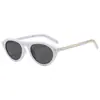 Gafas de Sol Cat-Eye para Mujer, Gafas Ovaladas Estilo Europeo y Americano, Gafas de Moda Anti-UV, Gafas de Sol Negras Estilo Nuevo 2026