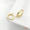Chapado en Oro de Cobre Fuerte Retención de Color Superficie Brillante Simple Redondo Con Aro para Colgar Pendientes de Aro Joyería Hecha a Mano DIY Pendientes Hechos por Uno Mismo Adornos para Orejas