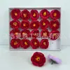 Cabeza de Flor de Jabón Peonía Navideña Diámetro 6cm Caja de Regalo de Flor de Jabón Ramo Making Regalo Decoración de Regalo Venta al por Mayor