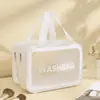 Bolsa organizadora de viagem, nécessaire, bolsa de higiene pessoal, bolsa de praia simples para natação e fitness, prática para produtos de higiene pessoal
