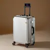 Maleta para Estudiantes Hombres y Mujeres, Caja de Contraseña Duradera, Rueda Universal Silenciosa de Embarque, Maleta de Carrito 20, Maleta de Gran Capacidad