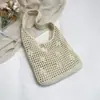 Bolsa de Palha Tecida à Mão para Mulheres 2026 Novo Estilo Bolsa Versátil de Verão e Primavera Bolsa de Palha Tecida Bolsa de Ombro para Praia para Mulheres