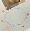Pulsera Cabeza de Pan de Plata de Ley S925 para Mujer, Nicho Dulce Lindo, Pan Alcalino, Rosquilla, Croissant, Pulsera
