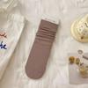 Calcetines Calcetines de Media Caña para Mujer Primavera y Otoño Anti-pilling Hechos a Mano Sin Costuras Holgados Lunares Talón Recto Apilados