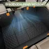 Funda para asiento de coche para mascotas de 8 paneles con base dura, antiarañazos, con protección lateral, funda para asiento trasero, protector de asiento para mascotas
