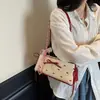 Bolsa Fresca e Doce com Laço para Axila Feminina 2025 Nova Tendência Moda Bolsa Baguete Versátil Bolsa de Mão Bolsa de Ombro