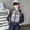 Chaqueta para Niños Ropa de Otoño 2026 Nuevo Estilo Genial Estilo Callejero Estilo Primavera y Otoño para Niños Traje de Motociclista Estilo Coreano Chaqueta de Béisbol para Bebés Niños