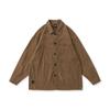 Camisa de veludo cotelê com costura estilo americano, nova marca da moda, camisa masculina retrô solta com ferramentas, primavera de 2025