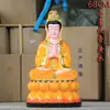 Estátuas de Bodhisattva Guanyin Sentada Estátuas de Buda de Resina do Dharma de Guanyin Ornamentos Adorados em Templos 1,08 metros 1,3 metros 1,6 metros