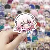 100 Pegatinas Versión Q del Juego Honkai Star Rail Periféricos que Aman los Estudiantes Funda para Tableta Teléfono Pegatinas Decorativas Bidimensionales