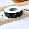 Cinta de Terciopelo Estampada en Oro Estilo Nuevo Estilo Navideño Cinta Decorativa Navideña Material para Lazo de Caja de Regalo Empaque de Regalo