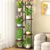 Rack de flores Sala de estar Varanda de chão Rack de armazenamento de flores 2024 Novo suporte para vasos de flores Planta de ferro carnudo multicamadas