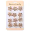 Ventas Directas de Fábrica de Broches Pequeños de Corona Incrustados con Pedrería, Corsages Transfronterizos, Insignias, Pines, Ropa, Bolsas y Accesorios de Moda