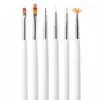 Herramienta de Pincel para Uñas al por Mayor Pluma de Diamante de Punta Única Pluma de Indentación Aguja de Punto Flor Aguja de Punto Diamante Herramienta de Cerámica Pluma de Línea