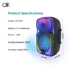 Bt-2093 Nuevo Modelo Transfronterizo Altavoz Bluetooth Portátil con Ranura para Tarjeta de Colores Altavoz Portátil para Karaoke al Aire Libre Multifunción