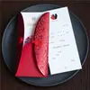 Simples 2025 Convite de Casamento Chinês Banquete de Casamento Cartão de Convite Estilo Chinês Dupla Felicidade Convite de Casamento Criativo