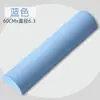 Rodillo de Espuma Sólida Semicircular Columna de Yoga Almohada Lumbar Cojín Lumbar Largo Almohada Plana para Dormir Columna de Soporte para Tabla de Estiramiento