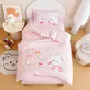 Conjunto de colcha de algodão para jardim de infância, conjunto de três peças Classe A, especialmente projetado para bebês que entram no jardim de infância, conjunto de seis ou sete peças de roupa de cama para cochilo infantil 100% algodão