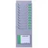 Slot para Cartão de Material de Armazém Porta-Cartões de Material Porta-Cartões de Controle de Material Porta-Cartões de Material de Armazém Cartão de Inventário Cartão de Papel Plástico