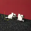 Pendientes para Perro y Gato INS Lindos Pendientes de Animales para Hombres y Mujeres Acero Inoxidable Cortados Pendientes Multiestilo