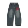 2026 Nuevo Estilo Moda Callejera Jeans Casuales con Tratamiento Anti-Planchado, Pantalones Casuales Juveniles Estampados de Moda, Suministro al por Mayor 55