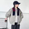 Chaqueta para niño para primavera y otoño 2026 modelo nuevo, elegante ropa casual de otoño para niños mayores, chaqueta infantil de bloques de color