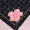 Accesorios de resina de flor irregular de tamaño mediano-grande multicolor para funda de teléfono con pegamento de crema DIY, pinza para el pelo, accesorios para el pelo, llavero