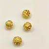 Prata S925 banhada a ouro padrão de nuvem antiga contas espaçadoras de lanterna acessórios para pulseira DIY contas soltas acessórios de joia acessórios de conta para cintura