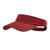 Chapéu com Viseira Fina de Secagem Rápida para Homens e Mulheres, Chapéu de Boné para Esportes ao Ar Livre de Verão, Corrida, Tênis, Viseira Sem Aba para Proteção Solar, Boné de Baseball