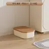 Caja de almacenamiento de escritorio, organizador de bocadillos y juguetes, cesta de almacenamiento rectangular para el hogar, caja de almacenamiento de cosméticos con tapa, contenedor de almacenamiento