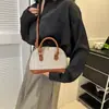 Moda Primavera 2026 Gran Capacidad Moderno Texturizado Color Bloque Elegante Tejido Popular Bolso de Hombro Cruzado Bolso tipo Concha