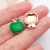 20 Pingentes Temáticos Verdes de Trevo de Quatro Folhas, Cogumelo, Abacate e Patinha de Gato Acessório DIY Pingentes para Chaveiro