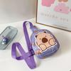 Nova Bolsa de Peito Infantil Modelo 2026 com Estampa de Urso, Bolsa Transversal Cartoon Leve para Viagem para Meninos e Meninas, Bolsa de Ombro de Grande Capacidade