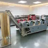 Máquina de macarrão fresco totalmente automática, de grau comercial, máquina integrada de prensagem e corte com seis rolos, estoque do fabricante, máquina de macarrão fresco