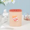 Porta-canetas estilo nórdico desenho animado fofo organizador de mesa para estudantes caixa criativa para guardar pincéis de maquiagem