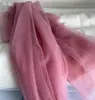 Piel de pasta de frijol suave tono de piel tono carne negro ajuste ceñido tejido de malla suave vestido de novia vestido de noche falda red de caída tela suave