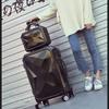 Versión coreana de equipaje fuerte y duradero para estudiantes, gran capacidad, con contraseña, comercio exterior, negocio, barra de tiro, viaje, caja de embarque con contraseña