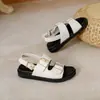Sandalias de Suela Gruesa para Mujer en Verano 2024 Estilo Hada Nuevo Versátiles Moda Celebridad de Internet Estilo Caliente Playa Sandalias Romanas para Usar al Aire Libre