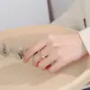 Anillos Selectos Transfronterizos para Mujer, Anillos de Moda Ins Trendy con Diseño de Nicho Exagerado Retro Personalizado, Populares a Nivel Nacional y en el Extranjero